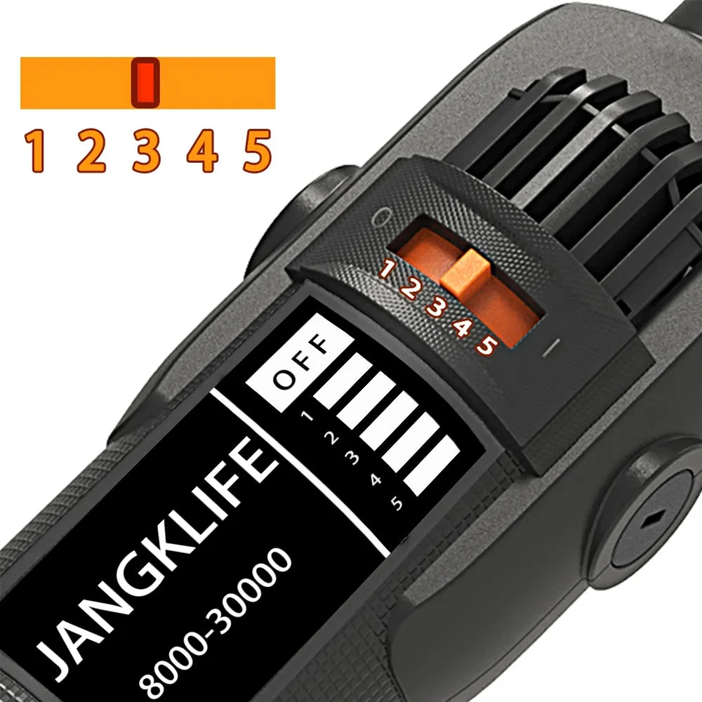 JANGKLIFE110-220V polishing and drilling, high-power grinder and 211pcs set, cutting, engraving, multi-function electric grinder