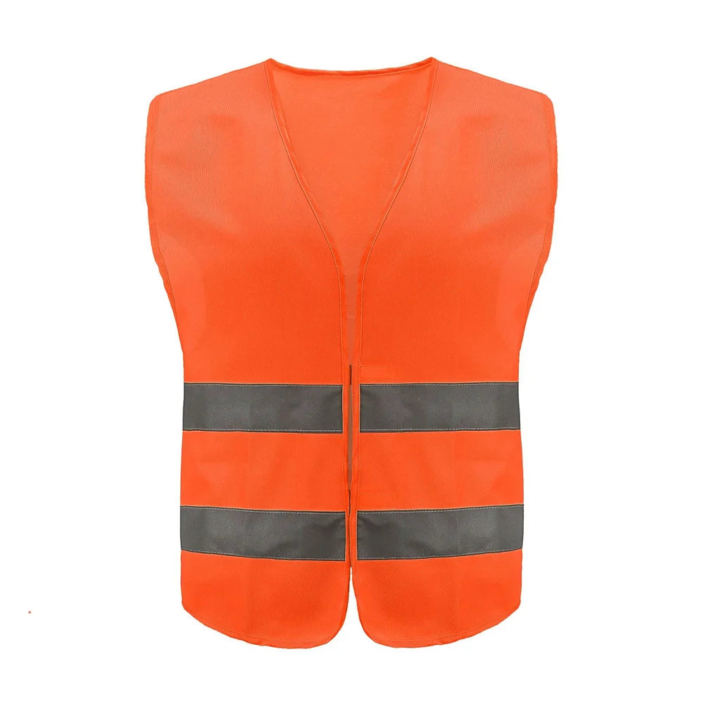 Car Reflective Strip Vest Reflective Strip Vest Car Emergency Reflective Vest Fluorescent Green Orange Safety Suit Strip Vest