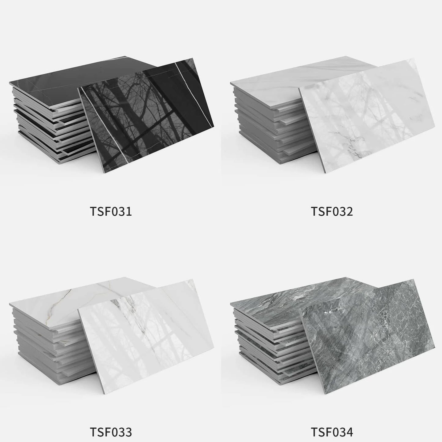 3x6 inch 24/48/96 marble tile stickers, self-adhesive wall stickers, suitable for kitchen and bathroom splash proof decoration