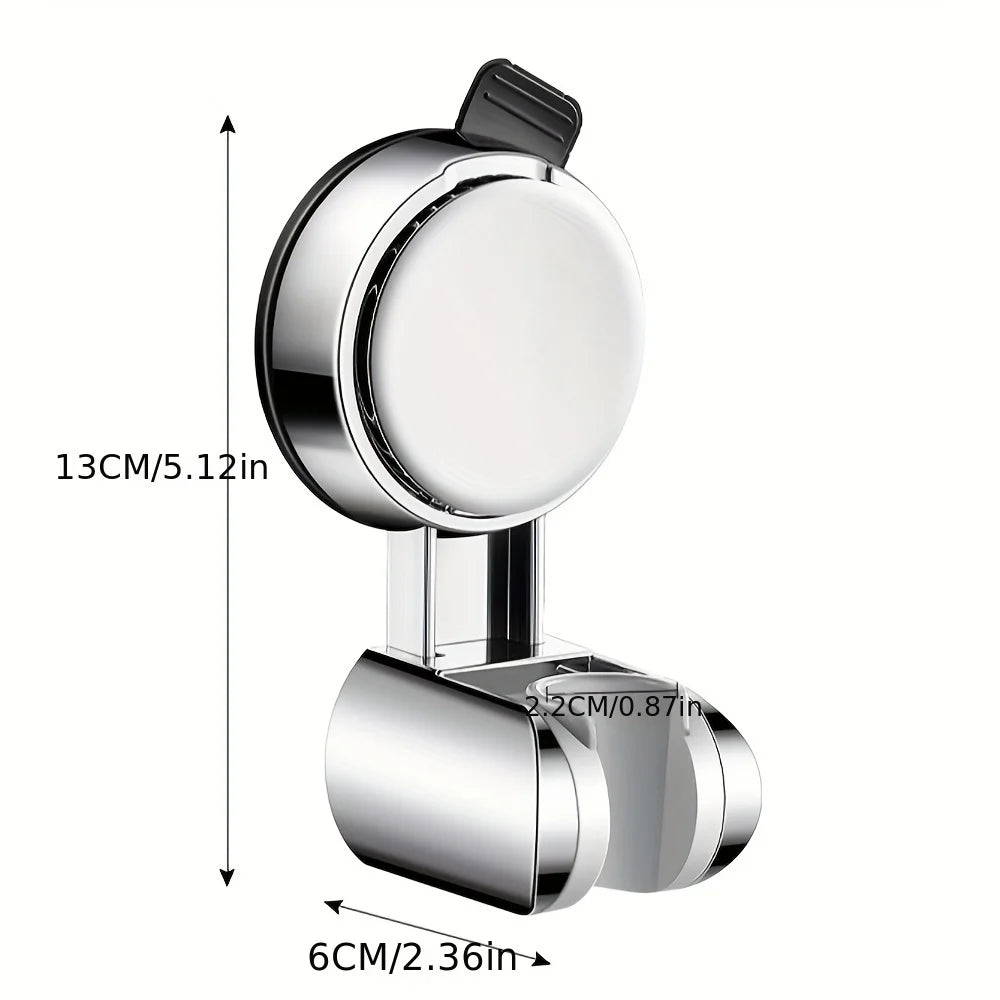 Bath Shower Holder Support Mural Douche Suction Cup Adjustable Handheld Wall Mounted Large Shower Head Supports Relocatable