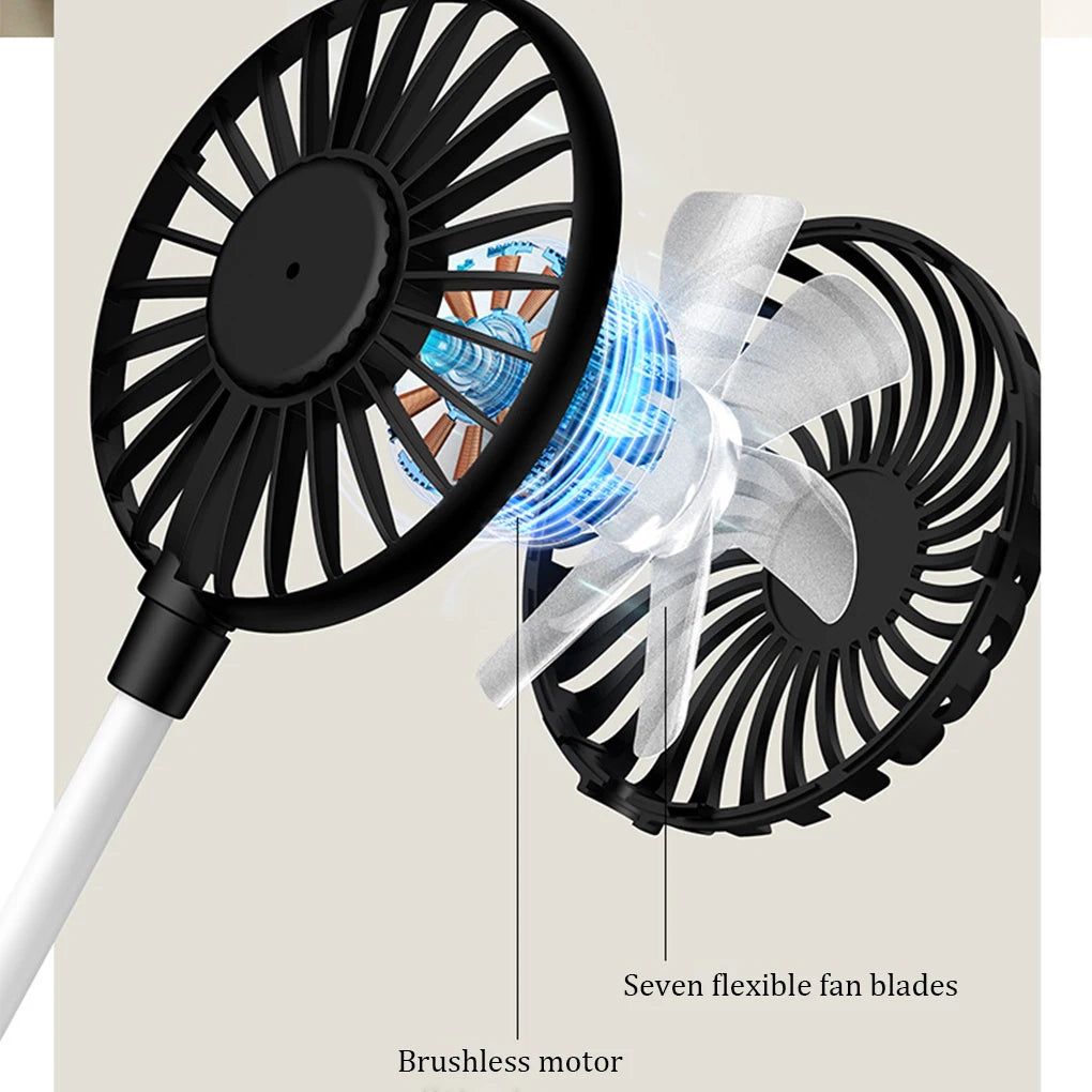 USB Fan Mini Air Cooler Fan Summer Camping Office Table Fan Ventilador Portable Cooling Fan For Power Bank Notebook Computer