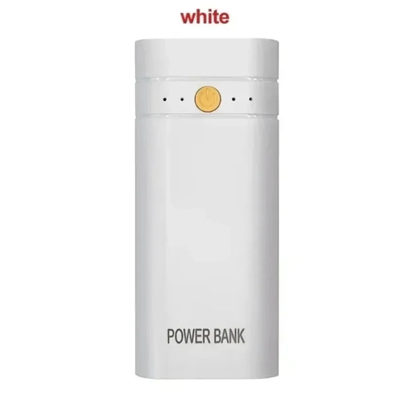 DIY Power Bank Box For Phone Electronic Charging Not Including Batteries 6000mAh 5V 2A 2X 18650 USB Type-C Battery Charger Case