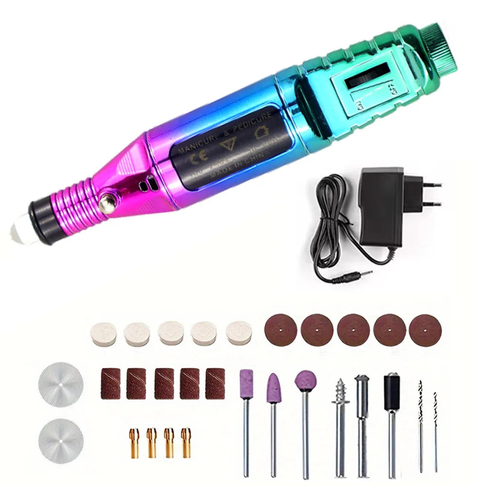 JANGKLIFE110-220V polishing and drilling, high-power grinder and 211pcs set, cutting, engraving, multi-function electric grinder