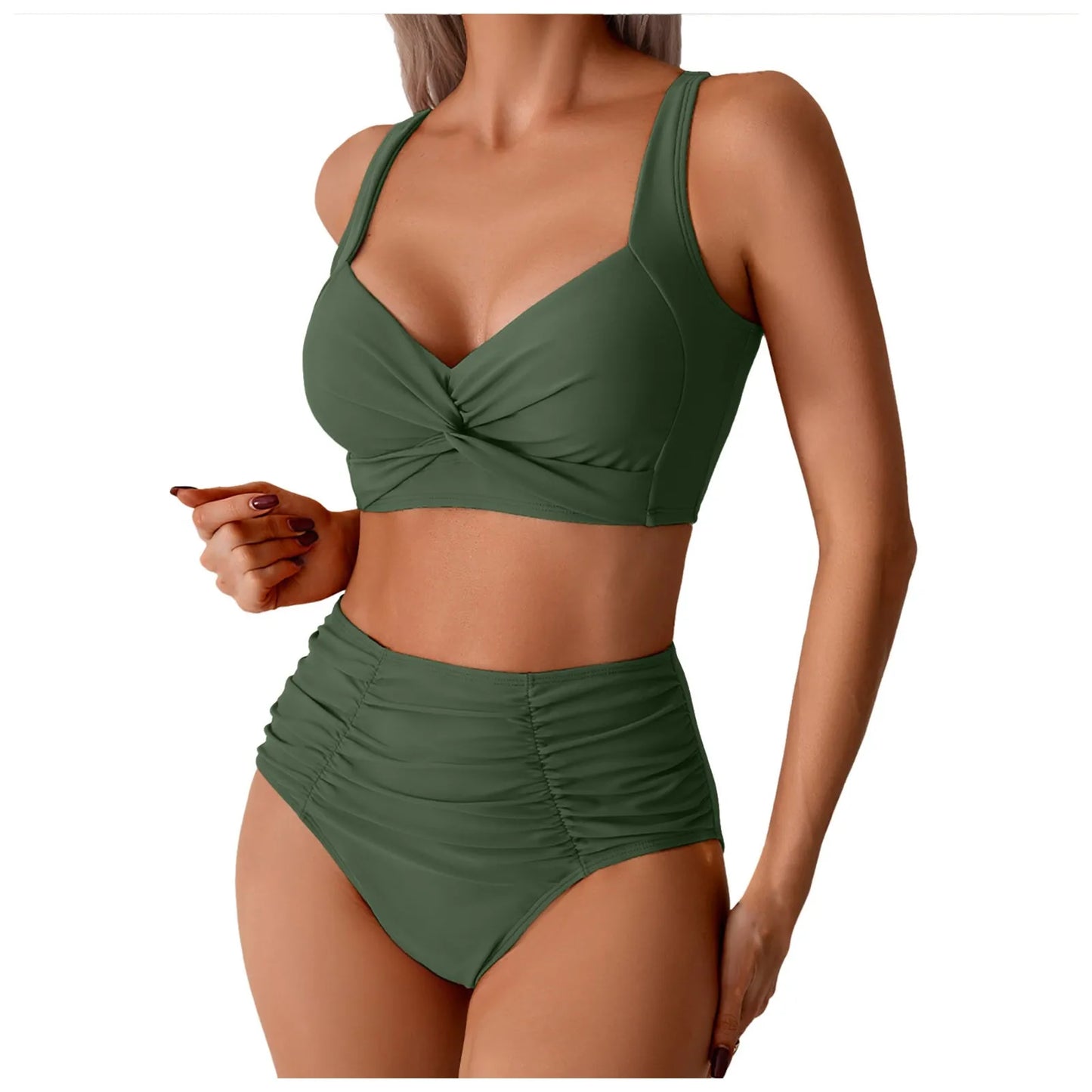 Summer Swimsuit Women Sexy Bikini Set Women Two Piece Swimsuit Sexy Two Piece High Waist Bikini Women Clothing купальник