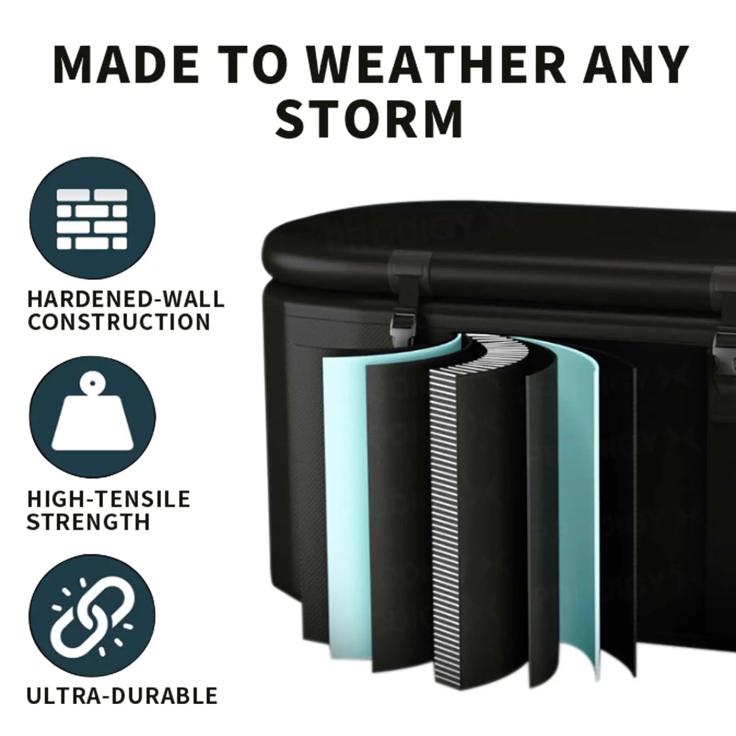 Portable Spa 1 Person Hot Tub Spa inflatable Jacuzzi Tub & Cold Plunge Tub Inflatable Ice Bath Tub for Athletes Home Outdoor