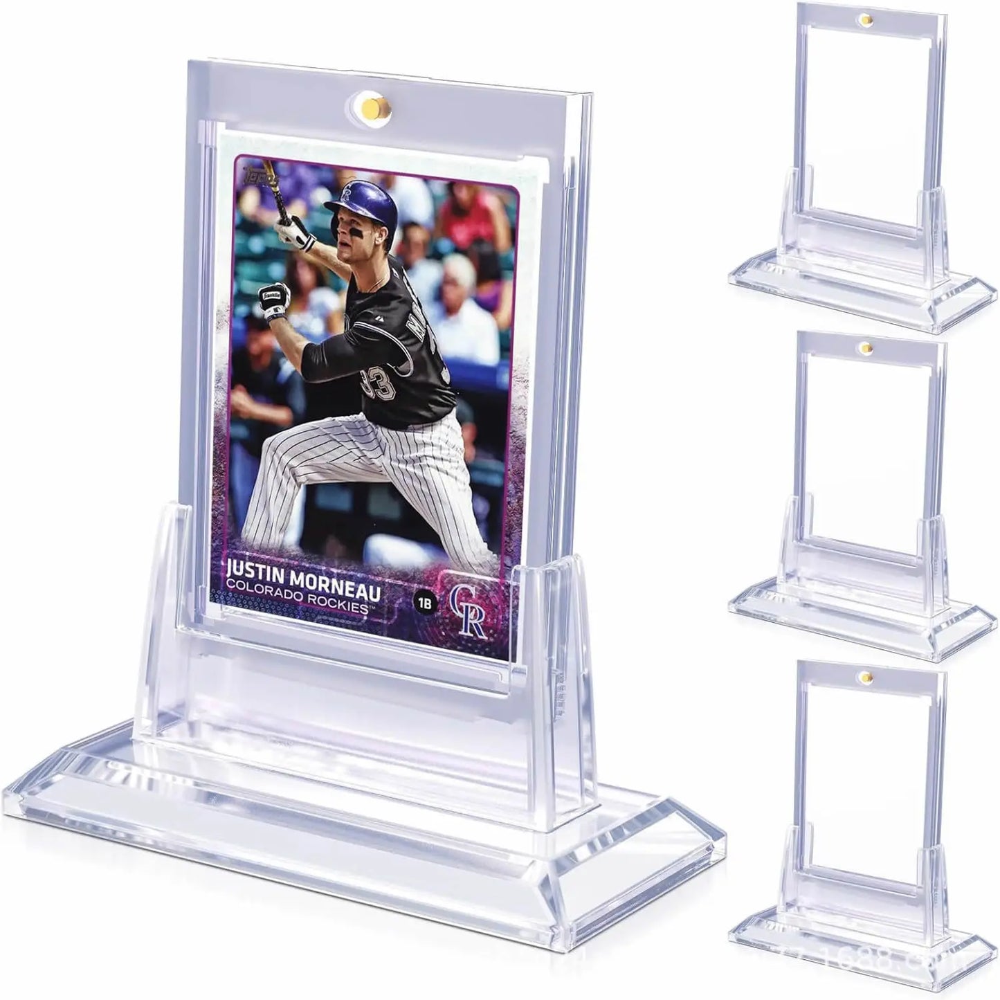 Magnetic Card Holder Support Set 35PT Hard Plastic Protectors Sleeves Trading Display Case Baseball Football Sports Yugioh Cards