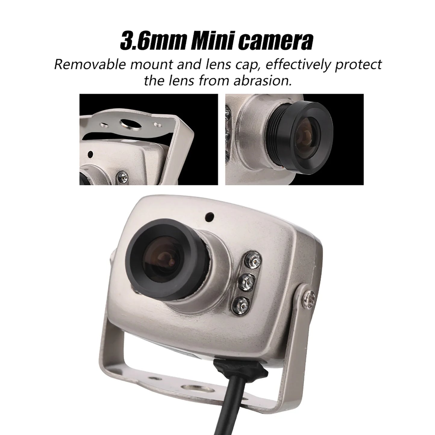 IR cemera Mini 6LED Wired CMOS CCTV Security Camera Night Vision Digital Video Camera PAL/NTSC mini security camera cctv camera