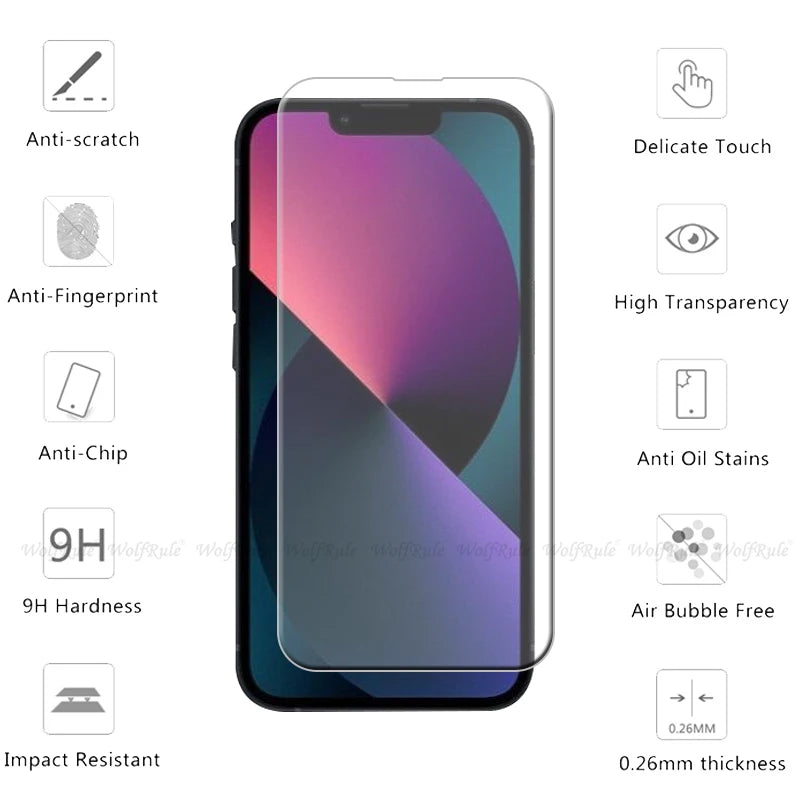 1/2/3/4Pcs For iPhone 17 Pro Max Glass iPhone 17 Tempered Glass Transparent Clear 9H Protective Screen Protector iPhone 17 Air