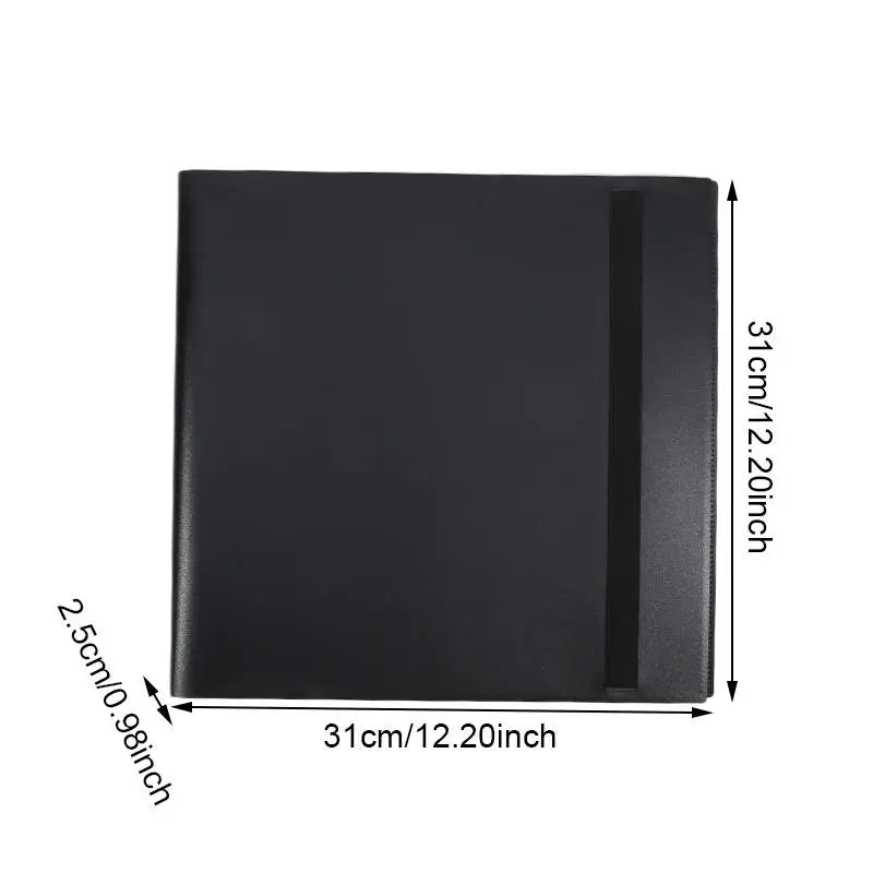 Trading Card Collector Holder 4/9/12-Pocket Binder Portable Storage Case Suitable for Game Cards Baseball Football Cards