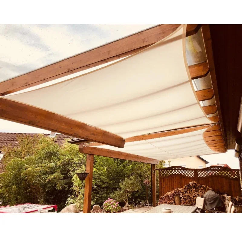 2.5x2.5M Square Shade Sail 300D Waterproof Polyester For Garden Terrace Canopy Swimming Pool Sun Shade Canvas Camping Awning