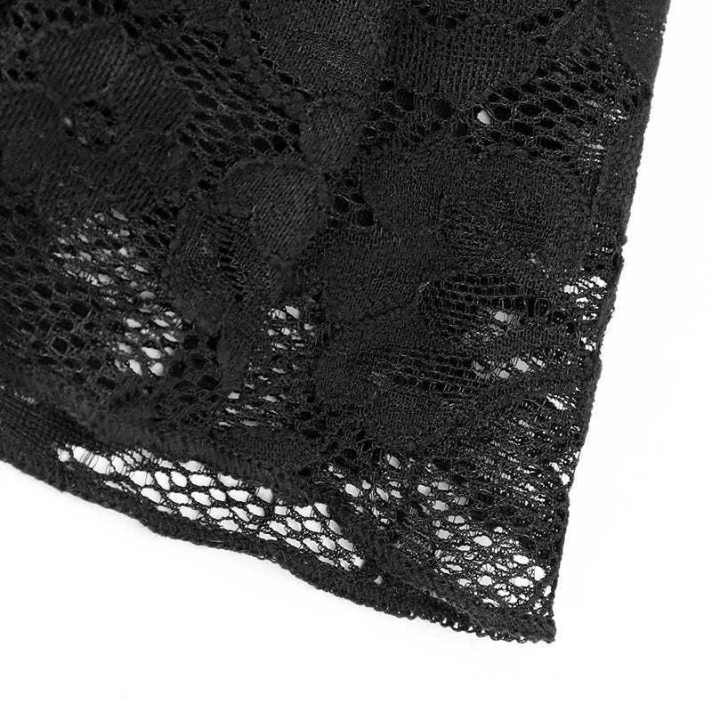 Summer Women Dress French Style One Shoulder Lace Dress Sexy Short Black Date Night Gown High Waist Long Sleeve Dresses Clothing