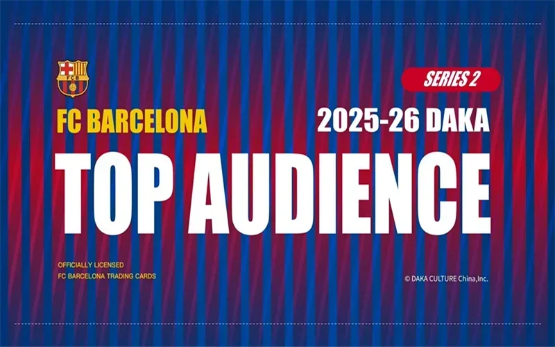 Genuine Daka 2025-26 Top Audience Series Internazionale Milano Real Madrid Barcelona Collection Card Football Club Official Box