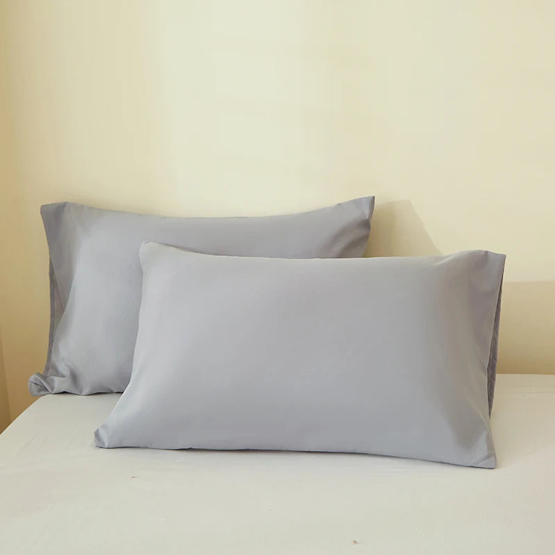 2 Pieces Sets 50x65cm 50x70cm 50x75cm 50x90cm 100% Brushed Fabric Pillowcases Pillow Cover Set