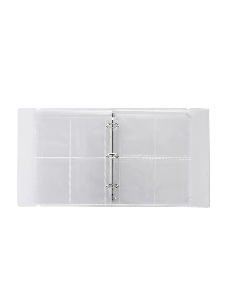 10 Pages Card Album 2.99x3.93 Inch 9 Pocket Binder For Sports Gaming Cards Protection Holder