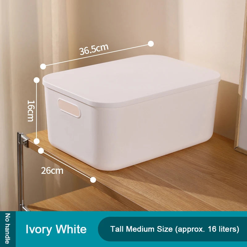 Household Miscellaneous Storage Box,Desktop Cosmetic Organizer,Multi-functional Storage Basket, Wardrobe and Clothes Storage Box