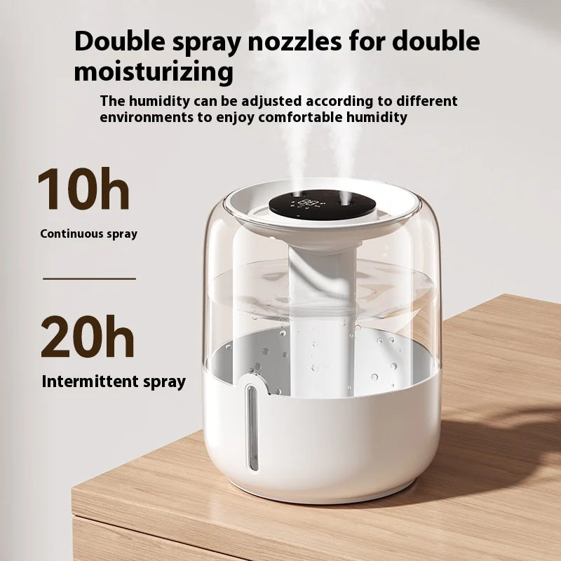 High Quality Factory Wholesale Smart Home Products 3.8L Double Water Mist Spray Smart Air Humidifier With Wholesale Price