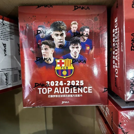 Daka Authentic 2024-2025 Barcelona Team Box Football Star Amine Yamal Collector's Cards with Items Real Madrid Team Box Cards