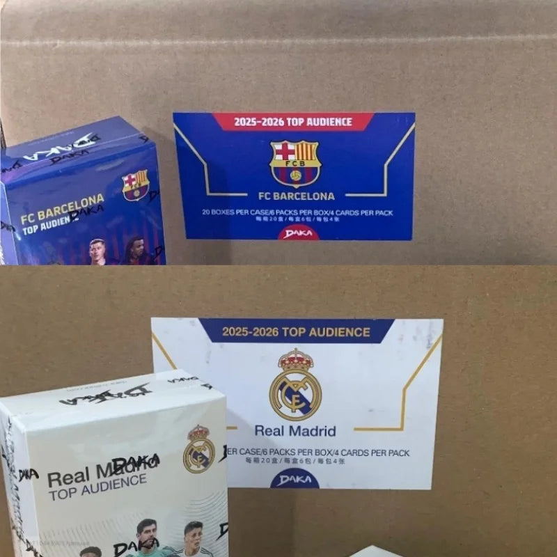 Genuine Daka 2025-26 Top Audience Series Internazionale Milano Real Madrid Barcelona Collection Card Football Club Official Box