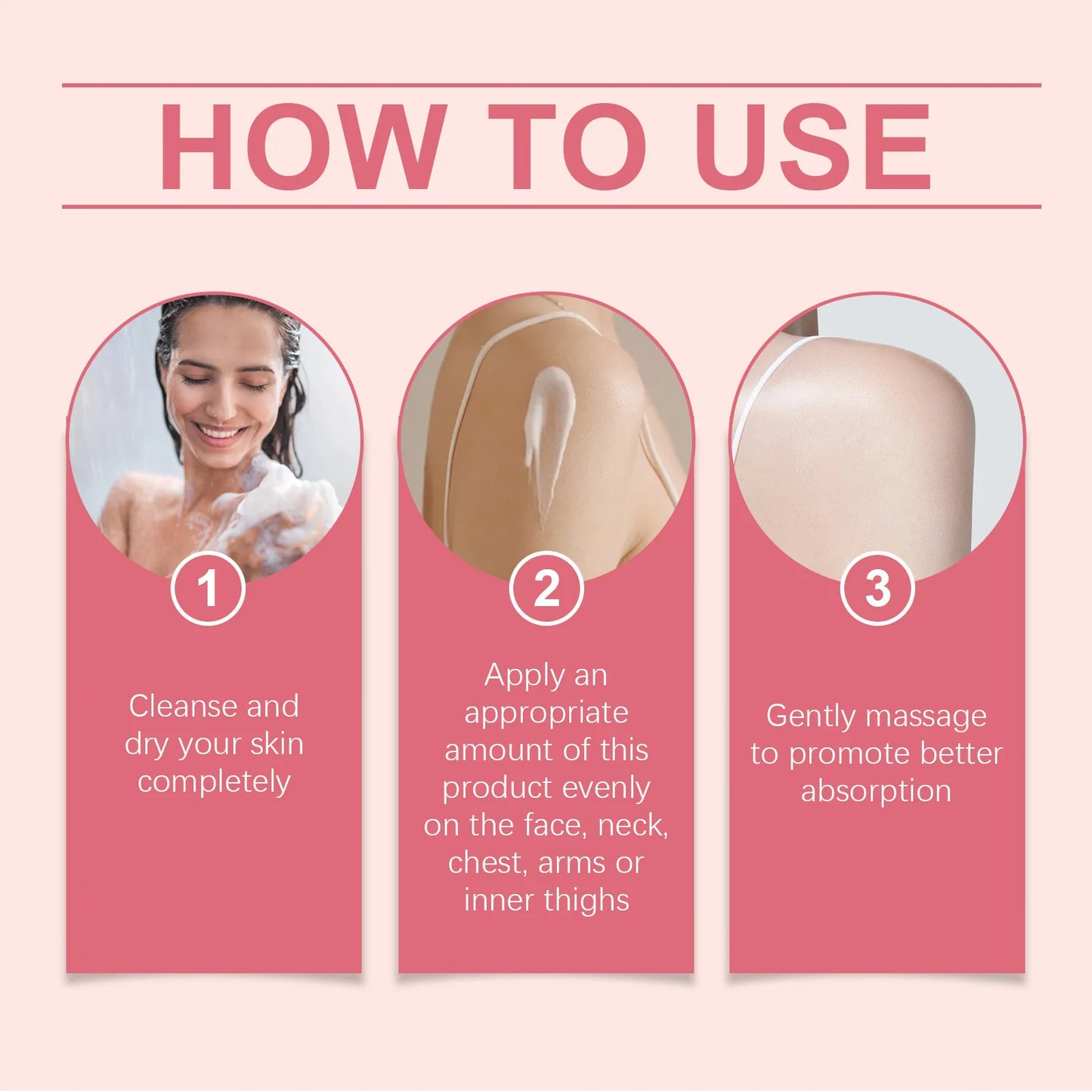 Body Care Balance Cream with Gentle Ingredients To Care for Women's Body Discomfort, Daily Massage Care Cream