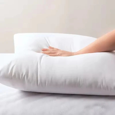 Household Commonly Used Comfortable Bedside Pillow Core Anti Wrinkle Soft Cozy Breathable Pillow Stay Warm Provide Good Sleep