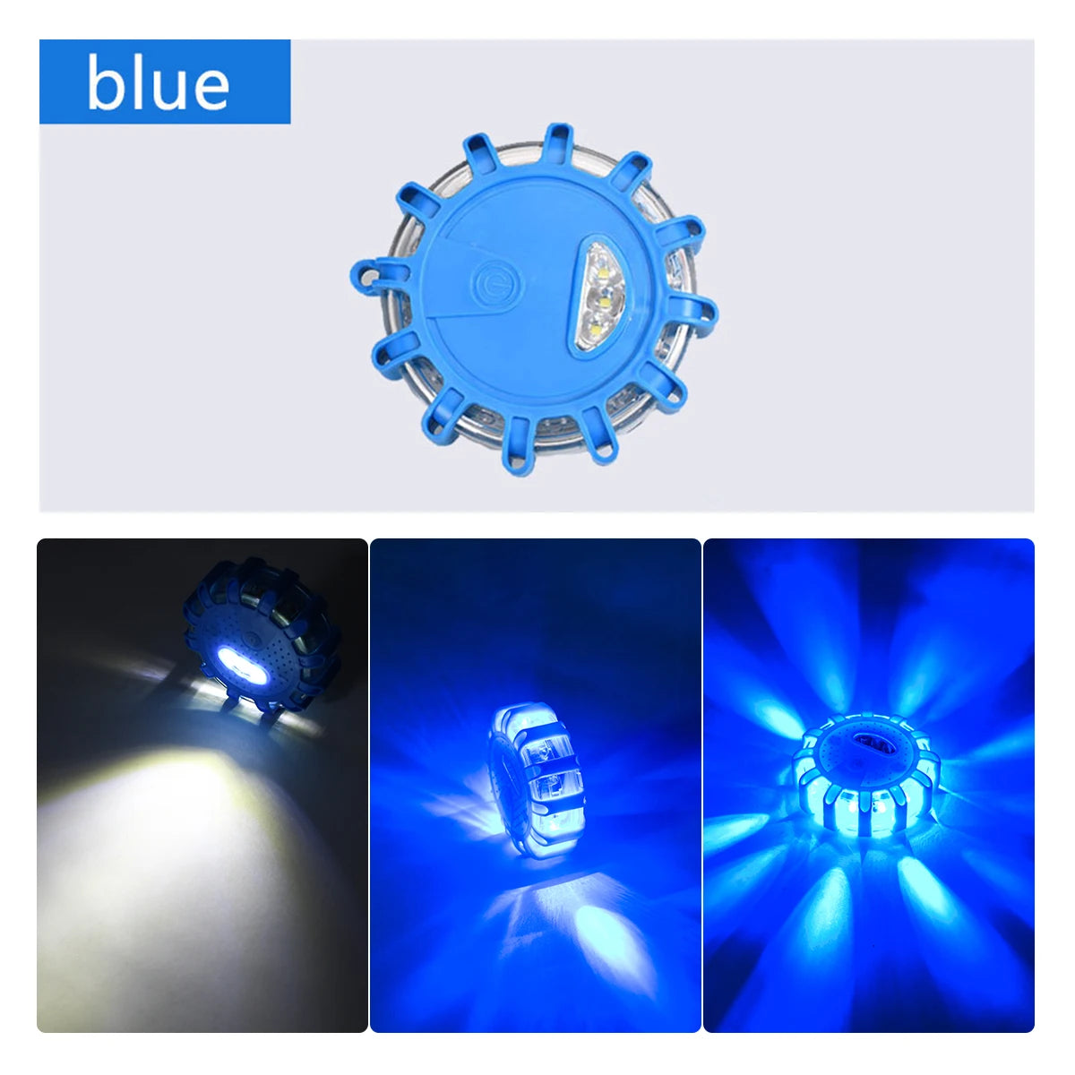 Magnetic LED Strobe Warning Light Car Emergency Road Rescue Safety Flashing Lights Roadside Auto Signal Beacon Lamp Accessory