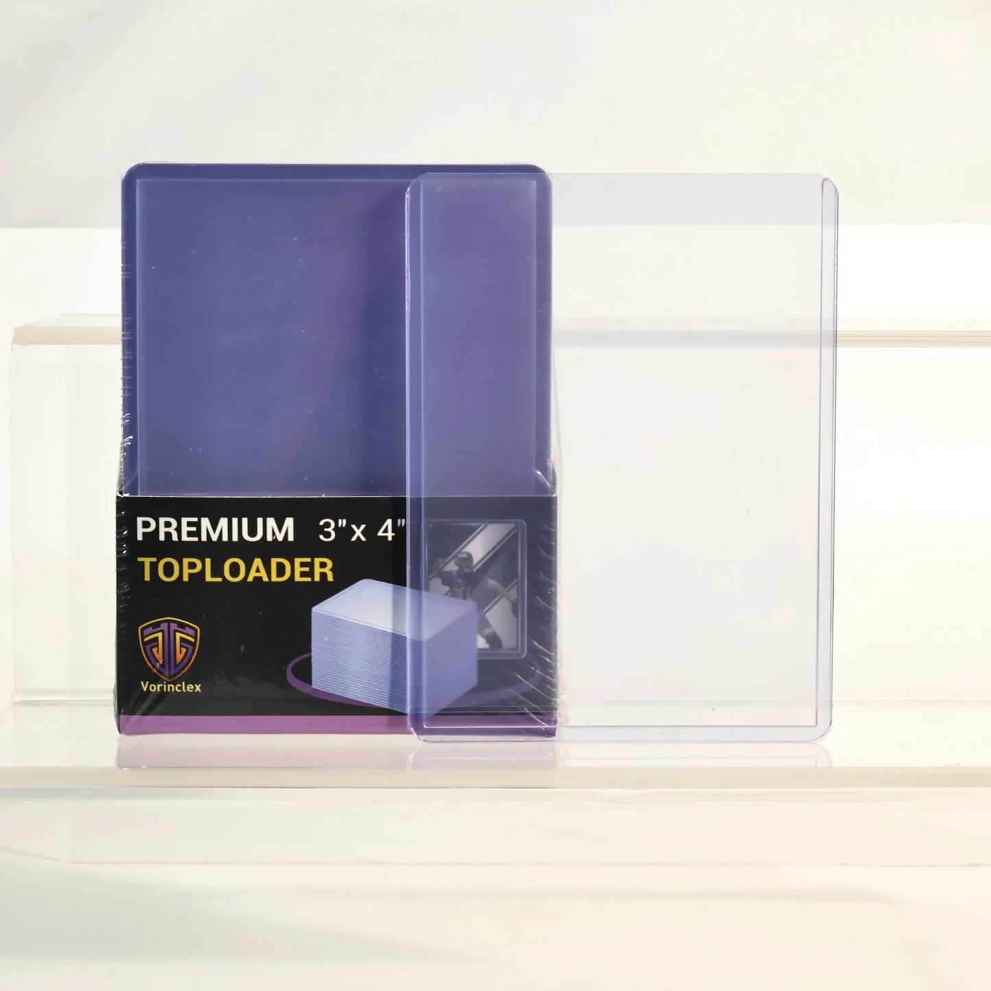 35PT Premium Toploader Card for Trading Sports Football and Game Cards 25pcs/100pcs Premium Clear Sleeves Card Holders