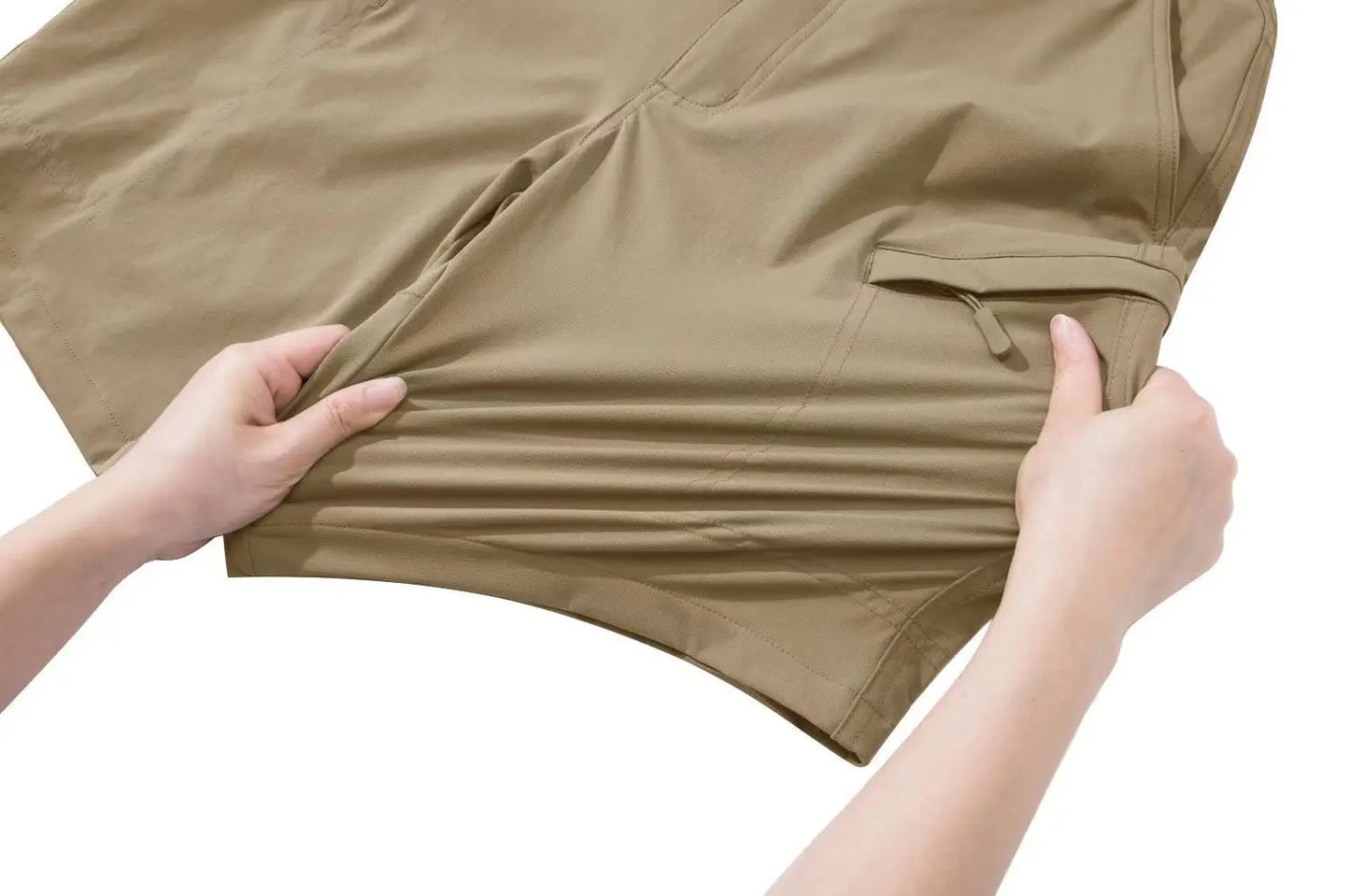 TACVASEN Waterproof Cargo Shorts Men's Summer Quick Dry Hiking Shorts Outdoor Multi-pockets Camping Training Work Shorts Man