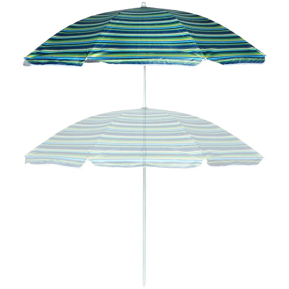 Beach umbrella with base 147 cm