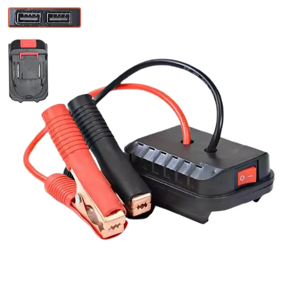 Car Emergency Starter for Makita Lithium Battery Booster Applicable to Converter Charger Emergence Start Accessories