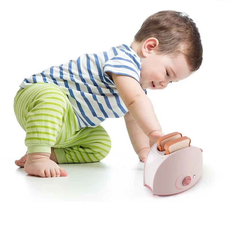 B78B-YH129-5SE Household Simulation Electric Bread Machine Children's Small Home Appliances Kitchen Kit Parts For Boys And