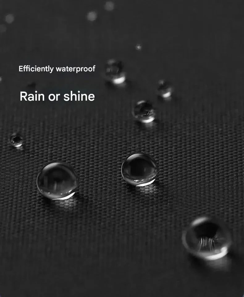 Extra Large 12-Rib Reinforced Umbrella Windproof UV Protection Heavy Rain Compact Fold Design 130cm for Sun And Rain