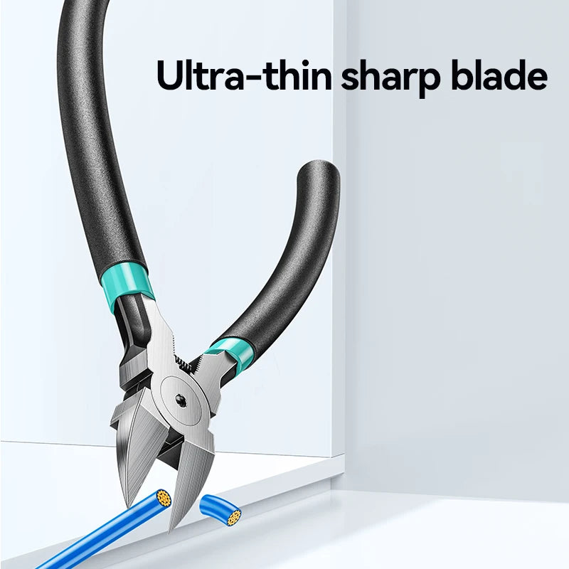 SAMZHE Pliers Multi Functional Tools Electrical Wire Cable Cutters Cutting Side Snips Flush Stainless Steel Nipper Hand Tools