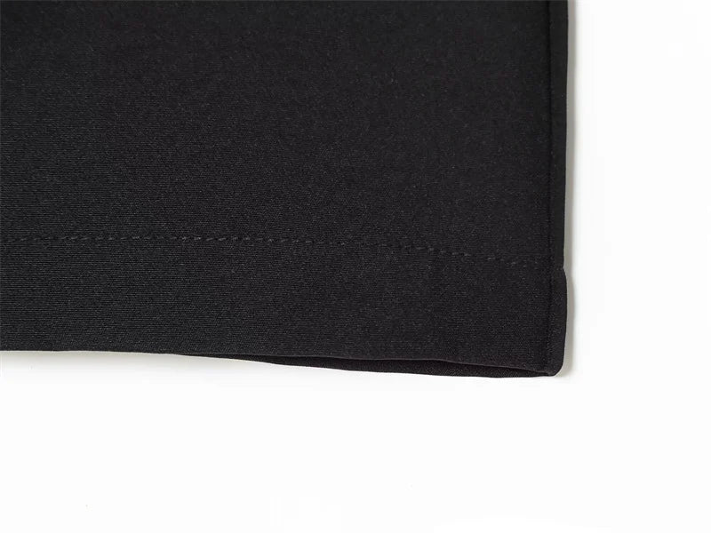 Women's Shorts New Summer 2025 Black Cropped Simple Shorts Casual and Fashionable Capable Commuter Personality Versatile