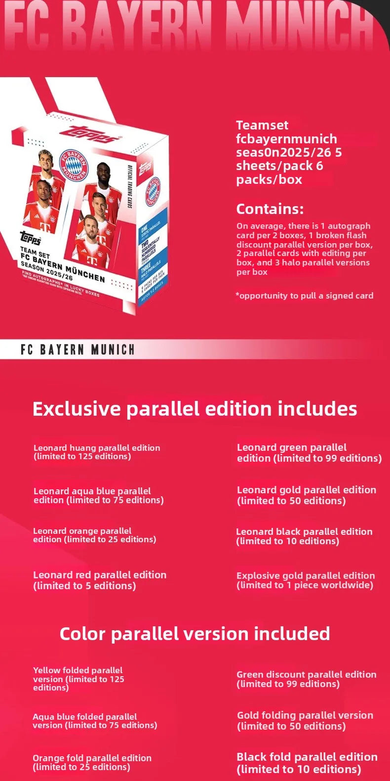 2025/26 Topps Genuine Soccer Trading Cards Man Utd PSG Juventus Chelsea Bayern Man City Barca Rare Auto Parallel Collectibles