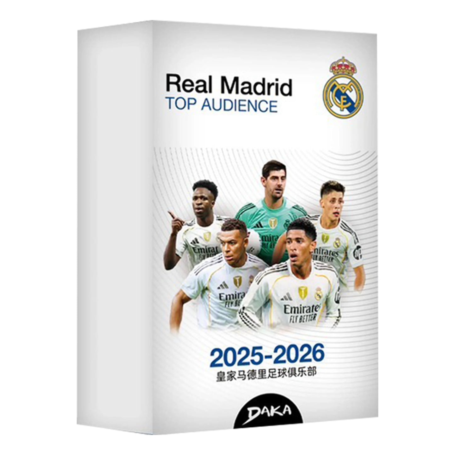 Genuine Daka 2025-26 Top Audience Series Internazionale Milano Real Madrid Barcelona Collection Card Football Club Official Box