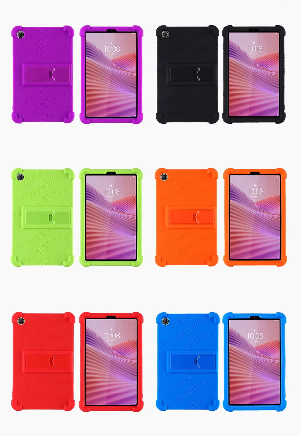case For LENOVO Tab One 8.7 inch Tablet  protective cover Android Tablet Soft Silicone Adjustable Stand protective sleeve