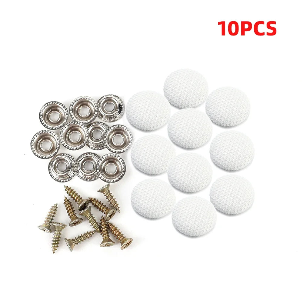 Car Interior Roof Fixing Buckles Screw Set Headliner Cloth Fabric Rivets Retainer Buckle Fastener Auto Accessories