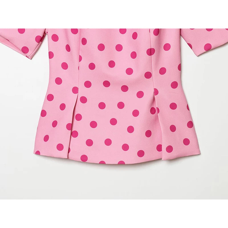 Summer Women's New Shirts 2026 New Elegant Women's Polka-Dot Blouses Chic Summer Street Travel Joker Fashion Shirts Tops