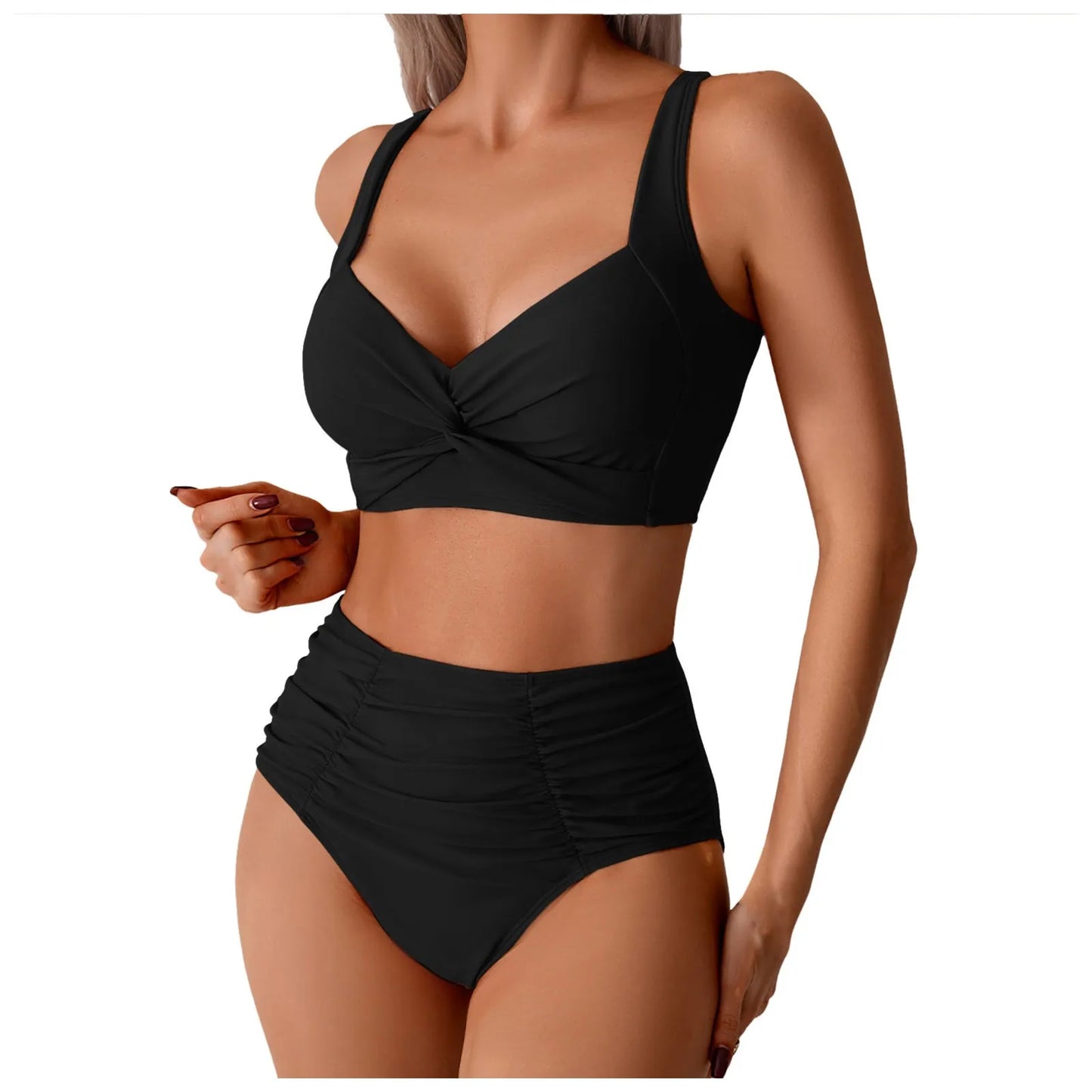 Summer Swimsuit Women Sexy Bikini Set Women Two Piece Swimsuit Sexy Two Piece High Waist Bikini Women Clothing купальник