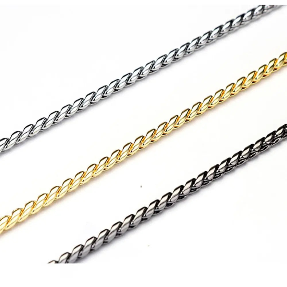 Pet Dog Collars Dog Training Snake Chain Pet Collar Heavy Duty Accessories Large Necklace