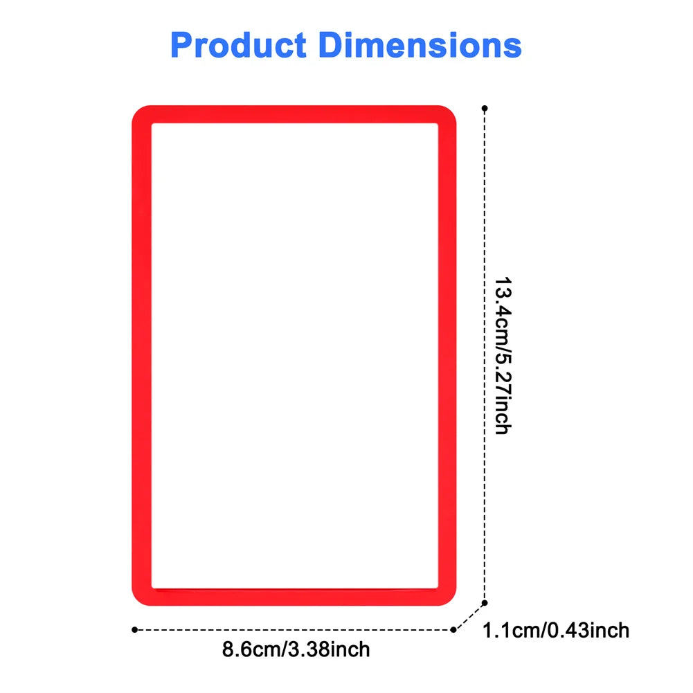 6X Silicone Bumper Guard Slab Protector Shock Absorption for BGS Graded Cards
