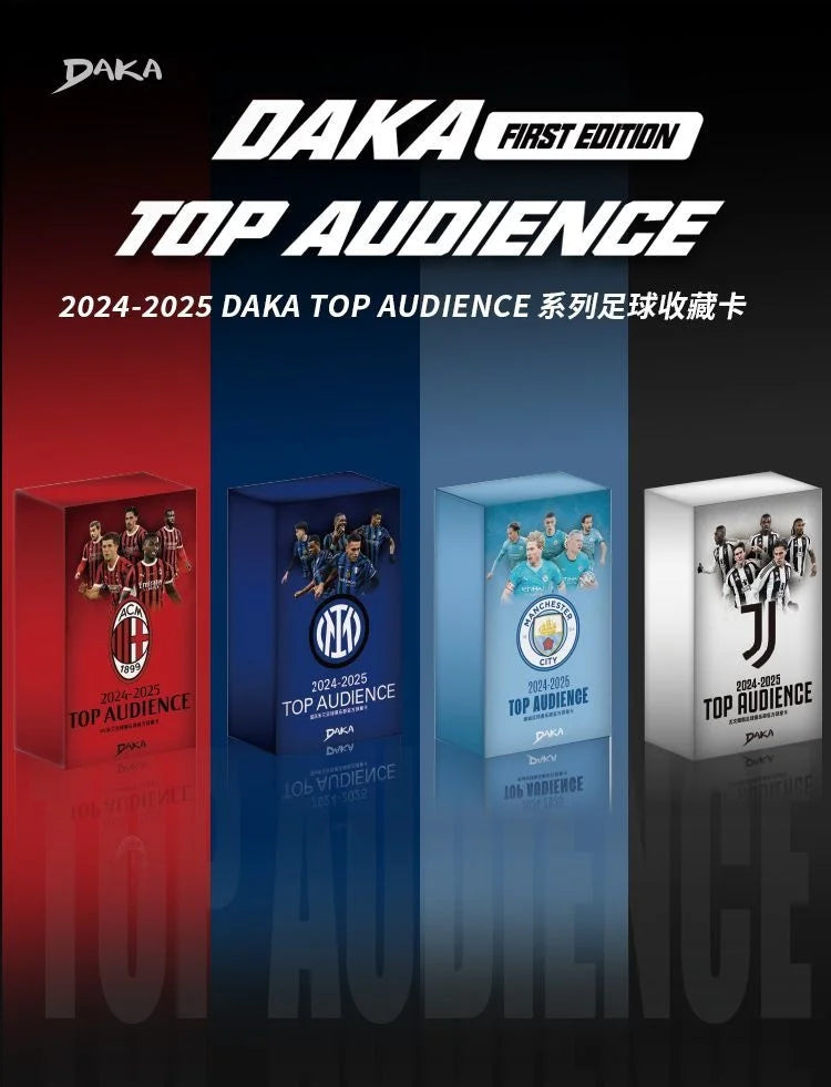 New 20 BOXES PER CASE Daka 2025-2026 Messi Yamal Mbappe Football Collection Card Madrid Barcelona Manchester Juventus Ale Milano