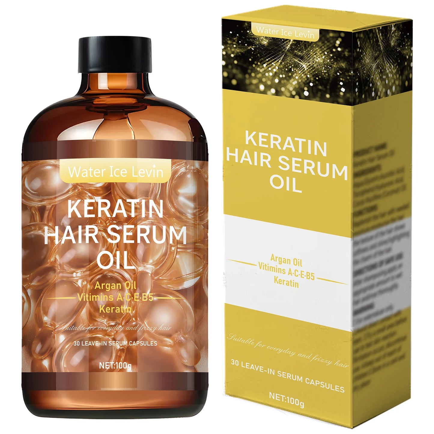 Hair Care Essential Oil, Repairs Hair Roots, Fills Cuticles and Pores, Deeply Nourishes and Locks in Moisture, Moisturizes Dry Hair