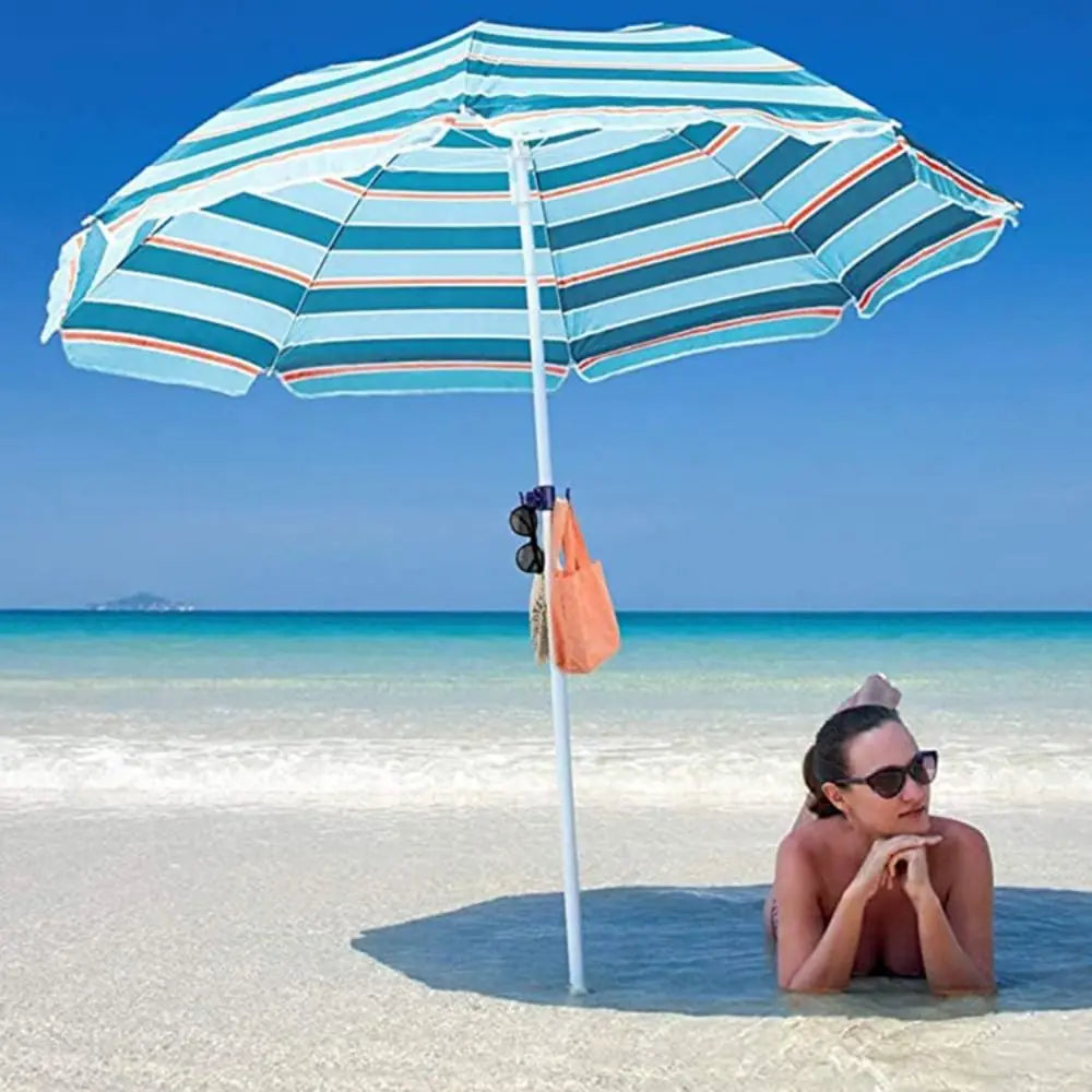 Portable Outdoor Beach Umbrella Hooks Hanger Versatile Space-saving Four-corner Hook Useful Wear-resistant Umbrella Accessories