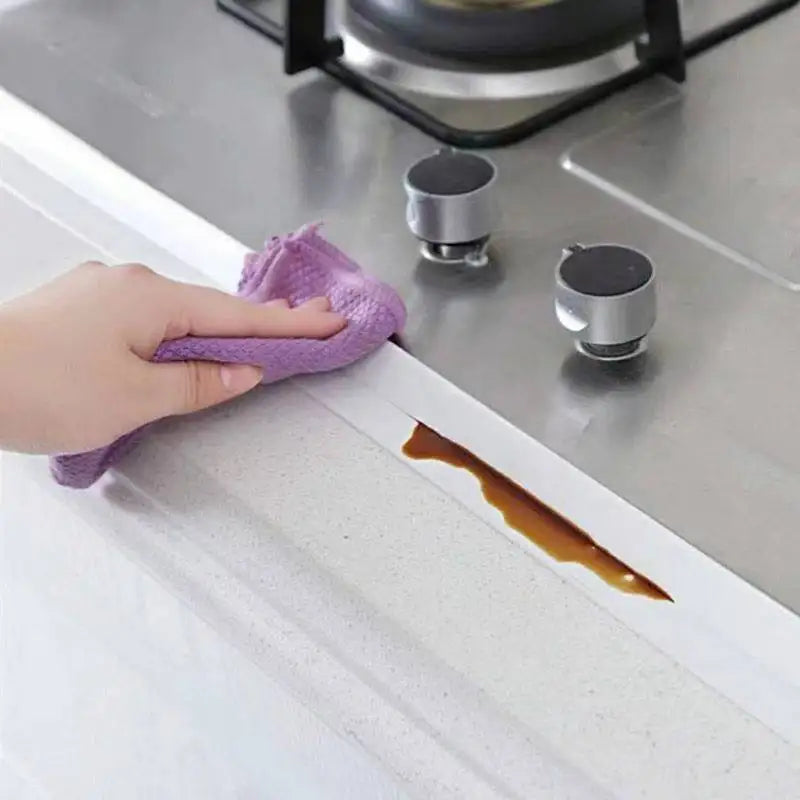 PVC Sealing Strip Tape Bathroom Bath Toilet Caulk Tape Self Adhesive Waterproof Mildew Proof Tapes For Kitchen Sink Wall Corner