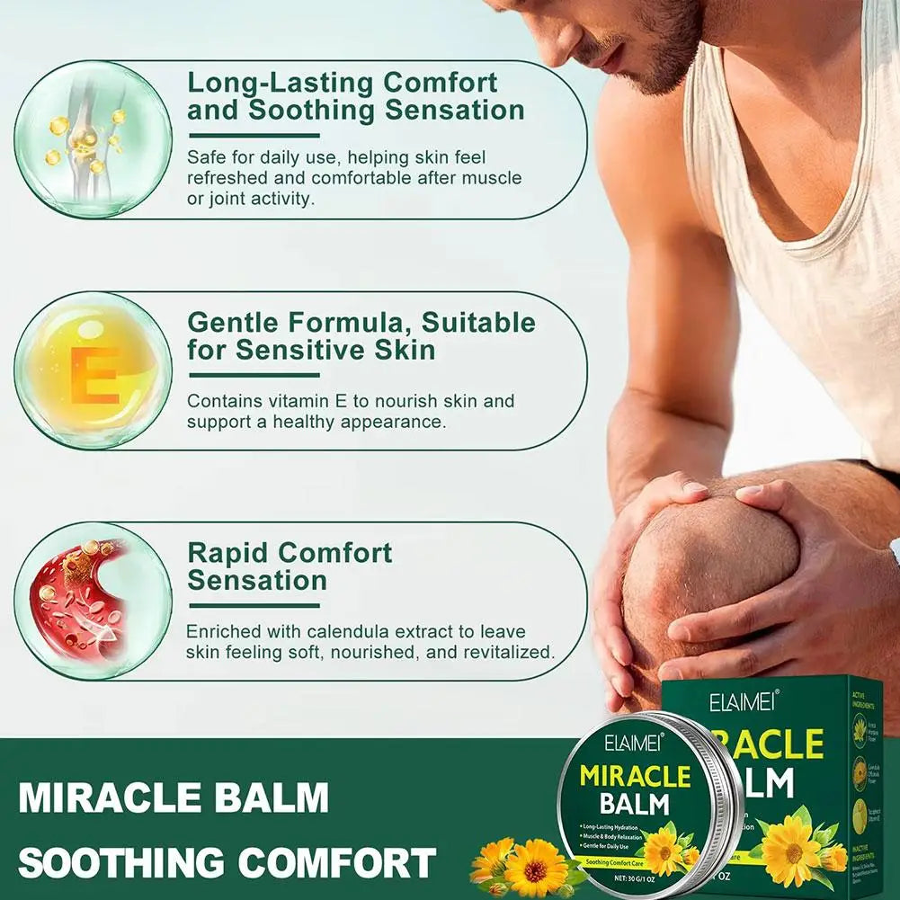 Massage Moisturizing Body Balm Compact Deep Hydrating Soothing Non Greasy Fast Absorption Whole Body Daily Skin Care