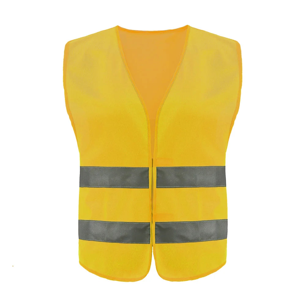 Car Reflective Strip Vest Reflective Strip Vest Car Emergency Reflective Vest Fluorescent Green Orange Safety Suit Strip Vest