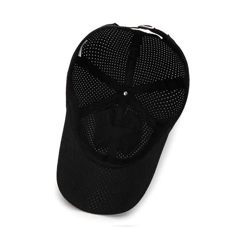 2023 New Summer Men Women Snapback Quick Dry Mesh Baseball Cap Sun Hat Bone Breathable Hats Adjustable outdoor hat