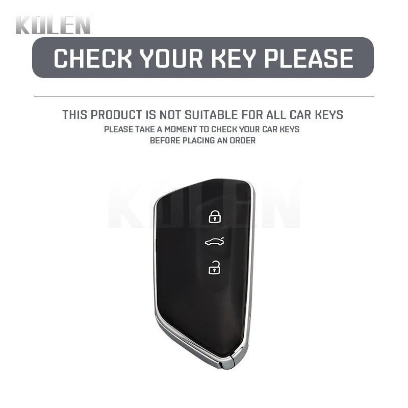 TPU Car Key Case Cover Shell Fob For VW Volkswagen Golf 8 MK8 2020 For Skoda Octavia For Seat Key Protector Accessories Keychain