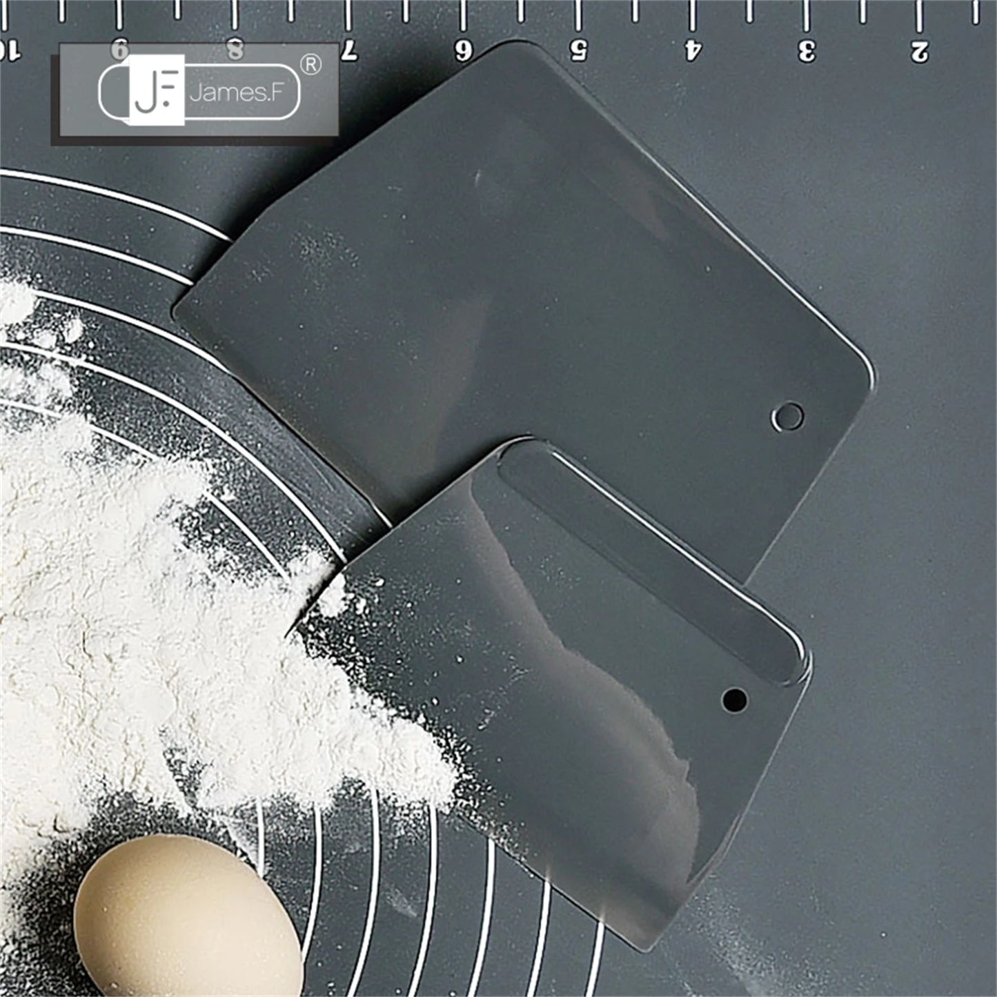 2pc Plastic Cake Cream Spatula Dough Butter Batter Scraper Baking Tools For Home Baking  Cutting Tools Kitchen Gadgets